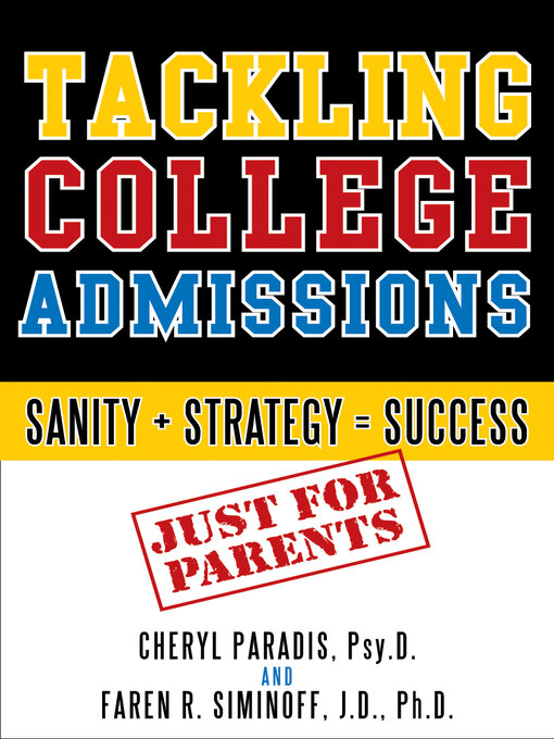 Title details for Tackling College Admissions by Cheryl Paradis - Available